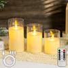 Rechargeable LED Acrylic Simulated Candle with Swinging Flame - Romantic Home Ambiance