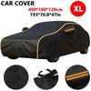 Чехол для автомобиля из полиэстера 190T, водонепроницаемый, всепогодный, для наружного использования, с полной защитой, пылезащитный чехол, защита от УФ-лучей, зимний чехол от снега для автомобиля