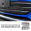 KUNGKIC Сетка от насекомых для автомобиля для Subaru BRZ 2025 2025 2025 2025 Вставка в переднюю решетку Рамка из нержавеющей стали Сетка Аксессуары