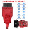 Renolink V2.10 Renolink V2.11 для Renault Программатор ЭБУ Ключ ЭБУ Согласование UCH Кодирование приборной панели eeprom и flash