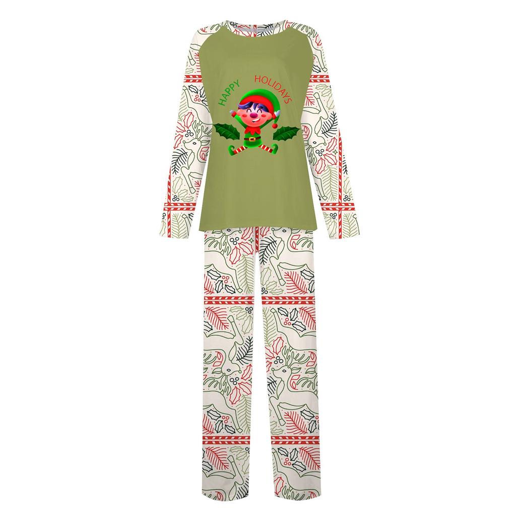 Рождественский комплект для семьи, родителей и детей, предметы интерьера, рождественская пижама, комплект из двух предметов