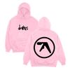 Drukqs Dual Logo Heavyweight Hoodie Aphex Twin High Street Sweatshirts Harajuku Long Sleeve Streetwear Fashion Unisex