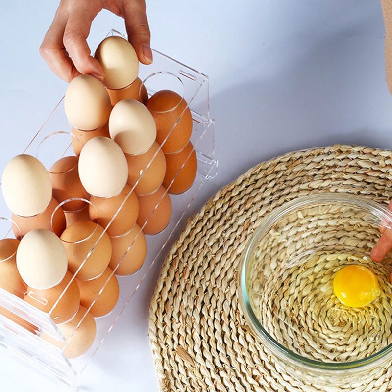 Контейнер для хранения яиц с 6/10 отверстиями, держатель для холодильника, органайзеры для дисплея