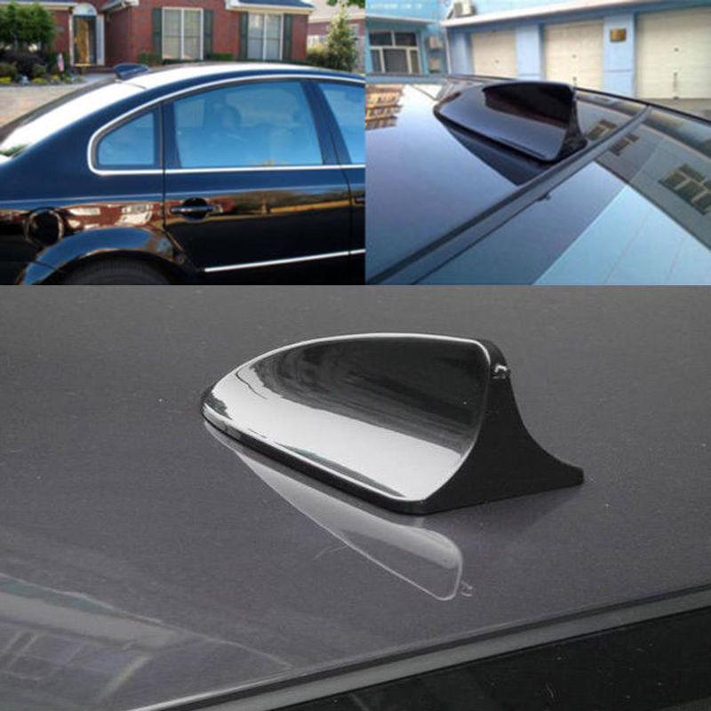 Car Auto Shark Fins Design Roof Decorative Antenna Aerial Black Universal Fit