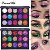 CmaaDu 15 Color Diamond Sequin Eyeshadow Palette Shiny Glitter Powder High Gloss Eyeshadow Glitter Eyeshadow