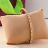 Candy Gold Plated Bracelet with White American Diamonds Bracelet