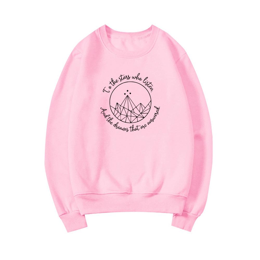 Velaris City of Starlight Sweatshirt Sarah J Mass Hoodie Night Court Sweatshirts Unisex Long Sleeve Pullovers