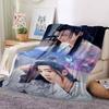Drama The Untamed Xiao Zhan Wang Yi Bo Soft Throw Blanket Throw Blanket Soft Cartoon Printed Bedspread Bedspread Sofa Gift