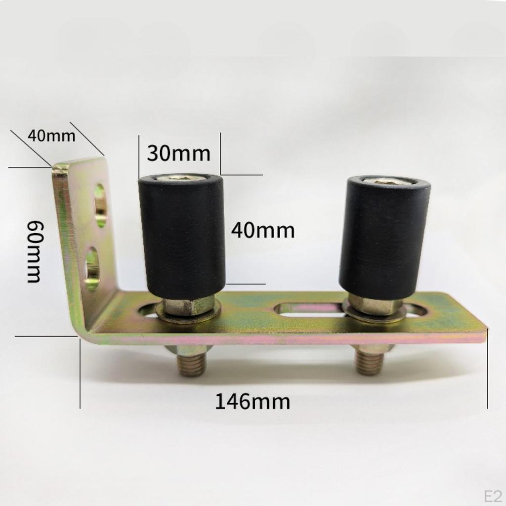Поддержка раздвижных откатных ворот в сборе с кронштейном для столба L для садового забора, универсальная посадка