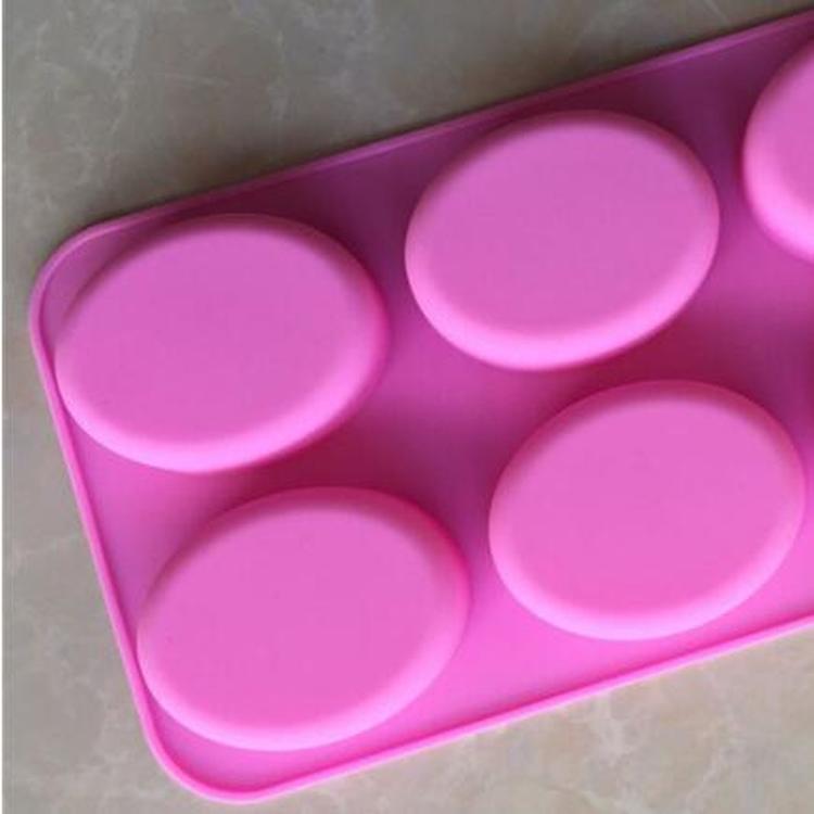 6 больших овальных силиконовых форм для торта, форма для мыла ручной работы, форма для холодного мыла, форма для ароматических свечей, сделай сам