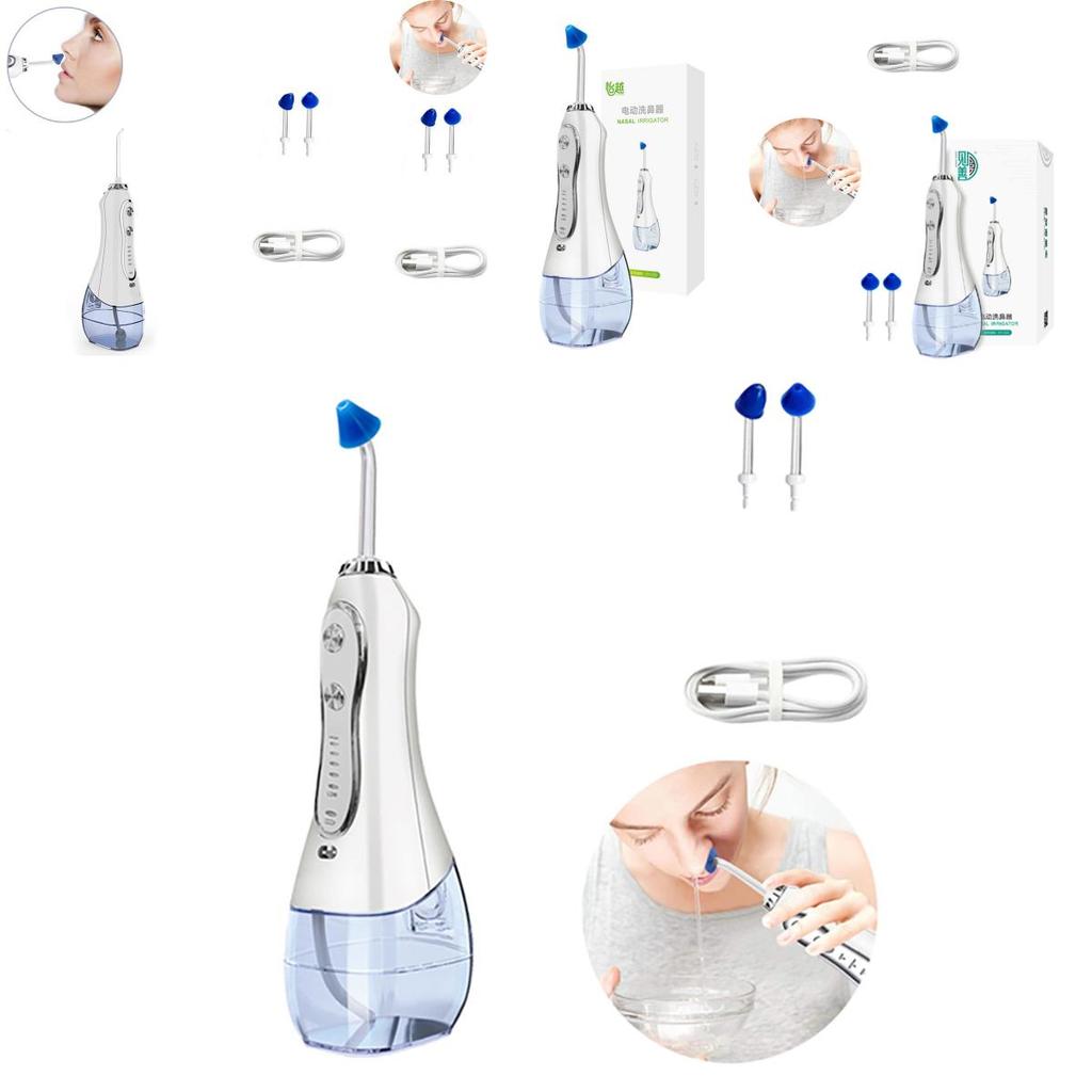 Электрический ирригатор для носа, емкость 300 мл, не одноразовый, патентный дизайн