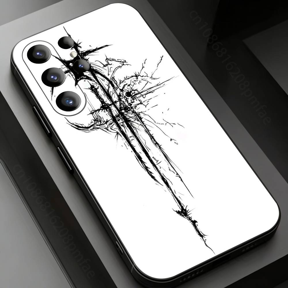 Чехол для телефона с готическим крестом для Samsung Galaxy S24, 25, 26, 23 22, 21, S20 Plus Ultra FE, мягкие чехлы fundas