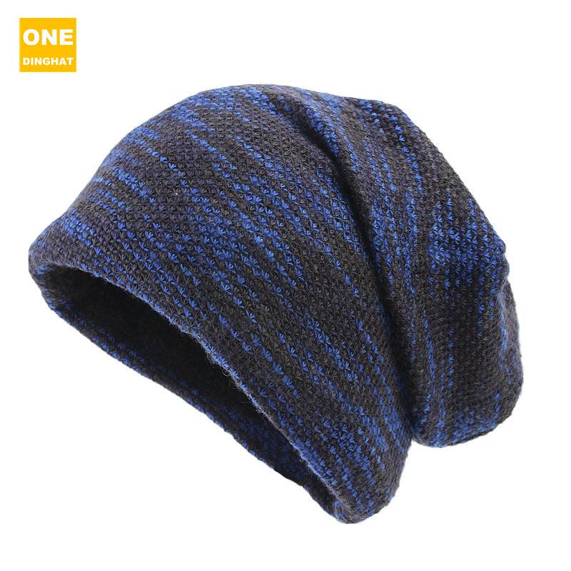 Мужские и женские зимние хлопковые шапки-пуловеры, двухслойные флисовые шапки-ушанки, длинные многослойные шапки Tm-123
