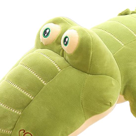 Cute Crocodile Plush Toy Huggable Crocodile Stuffed Animal Sofa Cushion Nap Pillow for Valentine's Day & Birthday Gift Soft Cuddle Buddy for Couch