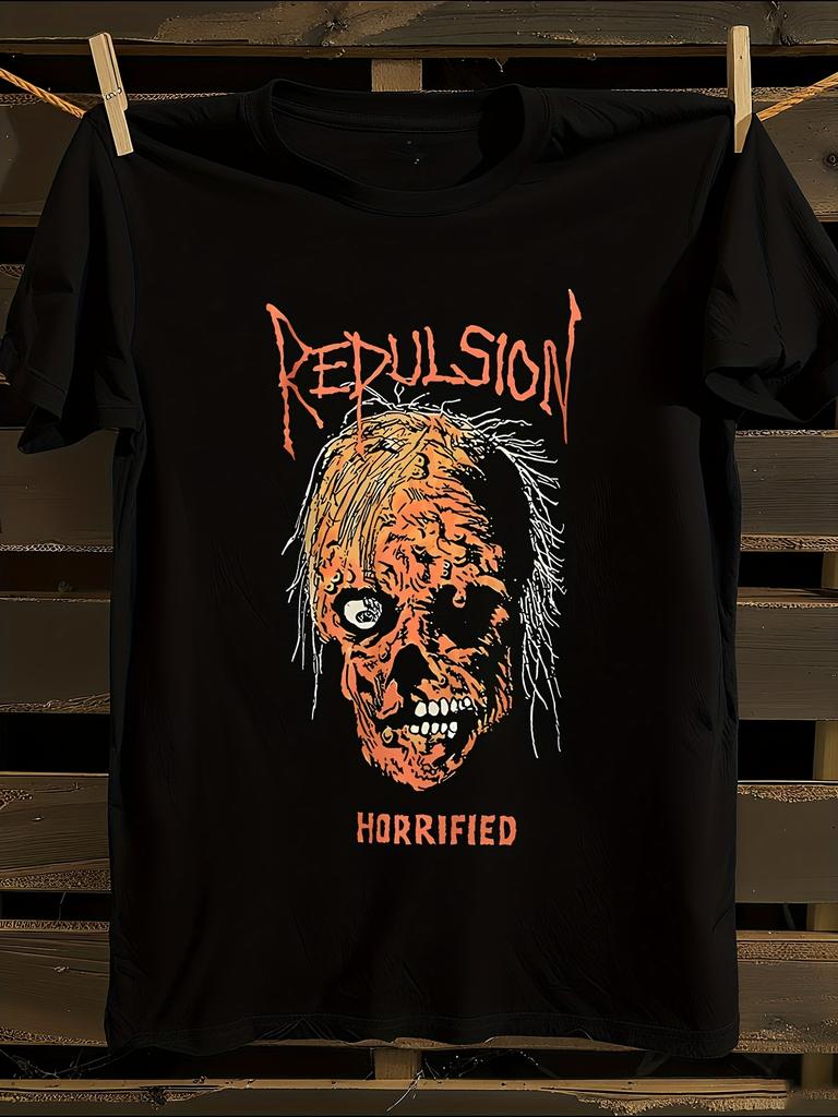 Отвращение Хоррор Метал Grindcore Графическая Футболка