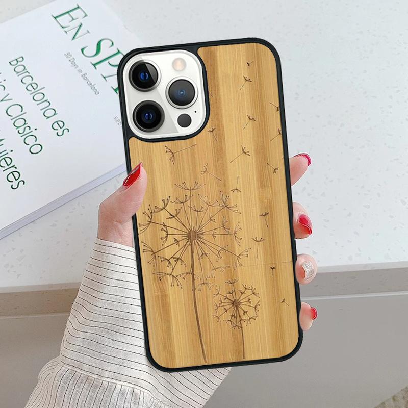 Bamboo Wooden ANIMALS Phone Case For IPhone 18 17 Air 15 16 16e 14 13 Pro Max Coque 12 11 Pro Max PLUS fundas cover
