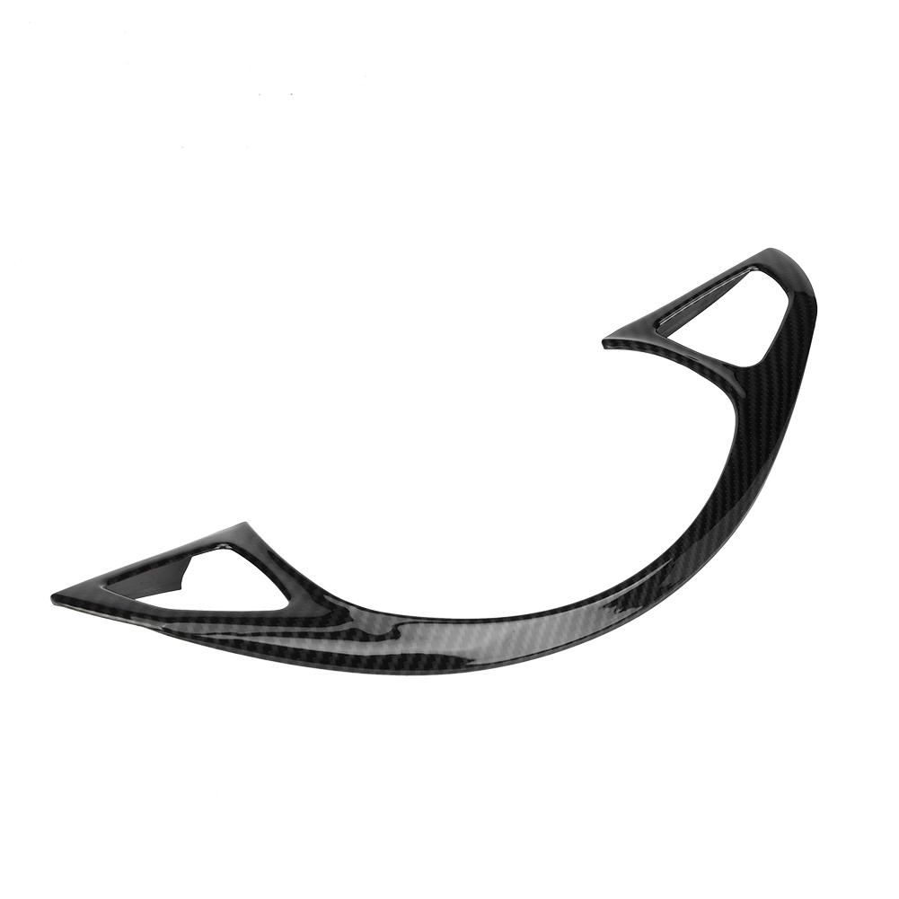 Carbon Fiber Style Steering Wheel Frame Trim for Mercedes Benz C E GLC Class W205 W213 X253