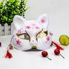 Japanese Fox Mask Masquerade Halloween Festival Cosplay Prop Half Face Anime Demon Slayer Masquerade Dress Up Festival Prop