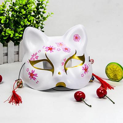 Японская маска лисы маскарад Хэллоуин фестиваль косплей реквизит половина лица аниме демон убийца маскарад костюм фестиваль реквизит