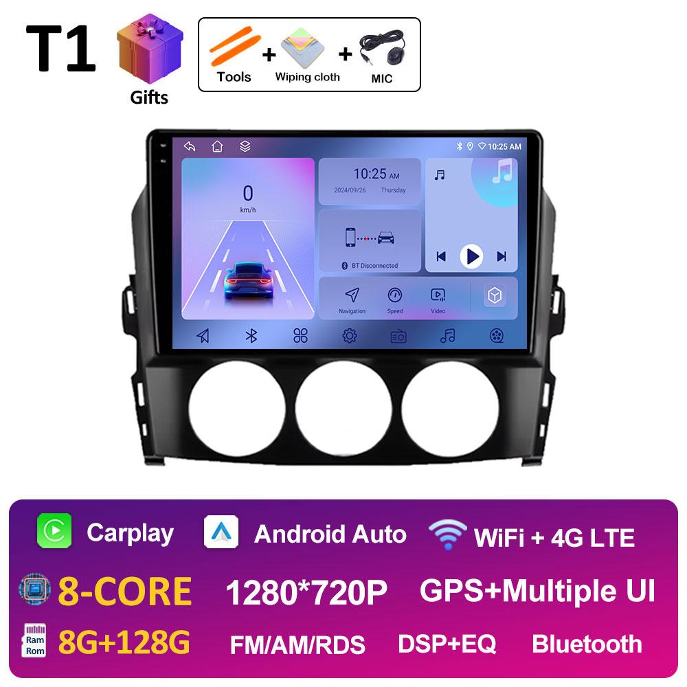 Интеллектуальная система GPS-навигации для Mazda MX-5 MX5 MX 5 NC 2005 2006 2007 2008 - 2015 Android Auto Беспроводной Carplay WIFI BT 4G