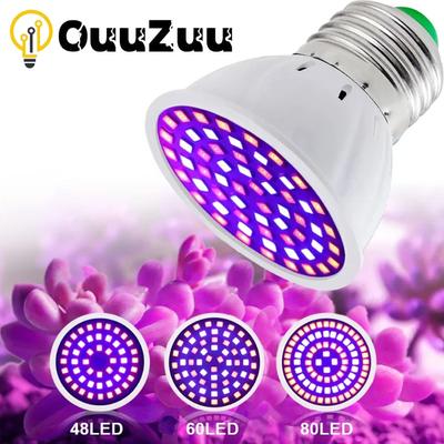 E27/B22/MR16/E14/GU10 Гидропонный светильник для роста, светодиодная лампа для выращивания, полный спектр, 220 В, фитолампа для растений, цветов, рассады