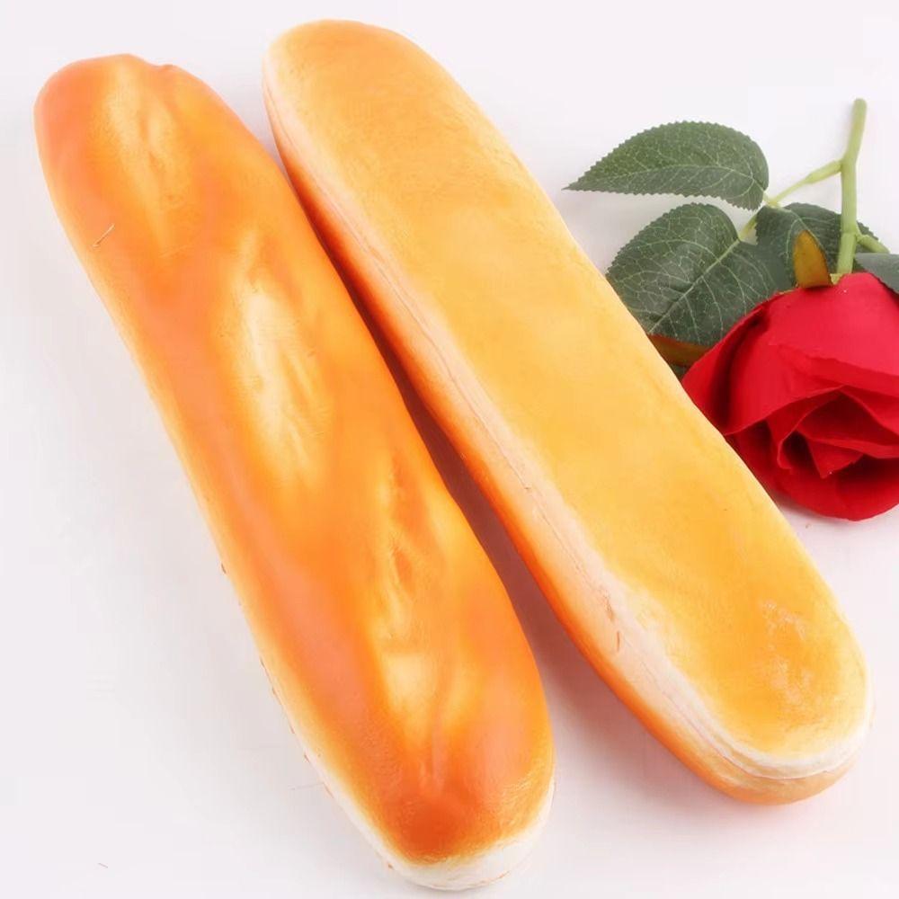 Soft Lifelike Artificial Bread Model Cake Shop Bakery Long Cake Model Home Decoration