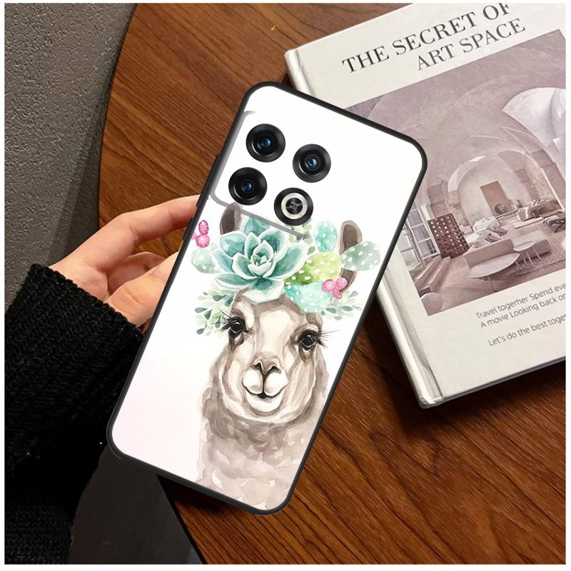 Lama Llama Alpaca Case For OnePlus 13T 13R 12R 10R 15 13 12 11 8T 10T Nord CE 4 3 2 Lite N20 N30 Nord 5 Cover