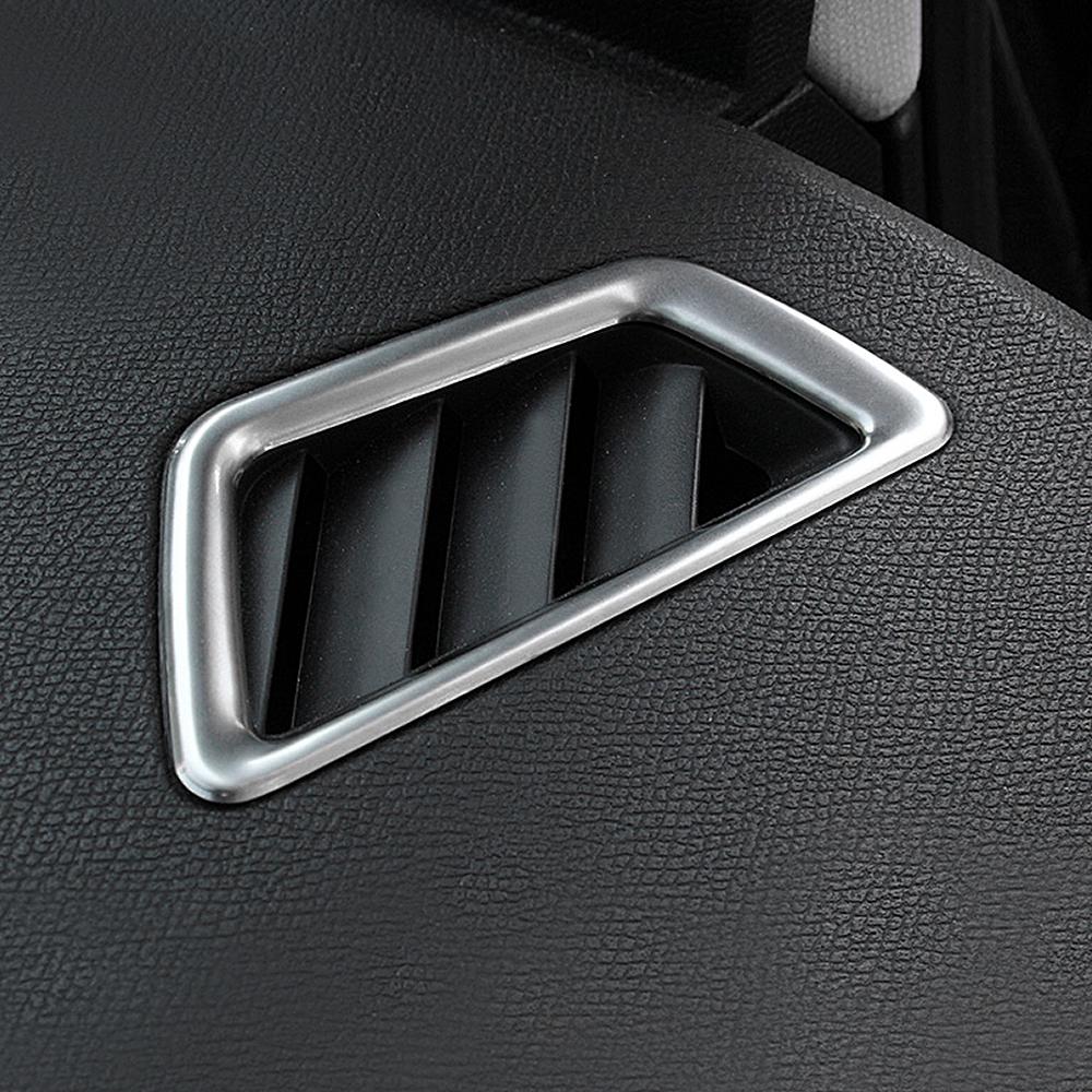 Car Front Air Conditioner Outlet Decoration Cover Car Styling Fit For 2017 2018 Peugeot 5008 3008 GT