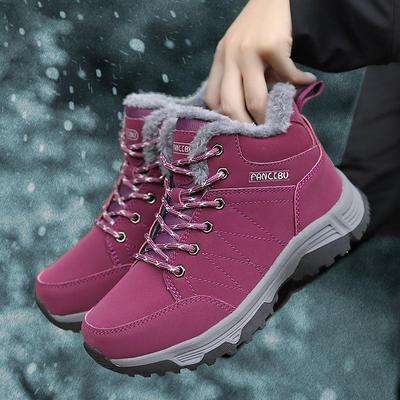 Женские теплые зимние сапоги Plus Velvet для зимы — нескользящие, с мягкой подошвой, короткие сапоги для пожилых людей