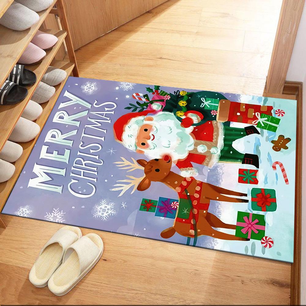 Christmas 87 Floor Rug Office Rug Suitable for Outdoor Dining Room Living Rooms Decorate room Antislip Carpet Office home decor Gift for Festivals