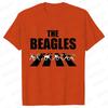 Мужские Женские Классические Футболки Топы Модные Повседневные С Коротким Рукавом С Круглым Вырезом Футболка The Beagles Сумасшедшая Собака Бигль Мужская Футболка Футболки
