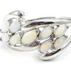 Silver Ring 'Goddess Opal' White Silver (rhodium) - 22x19 Mm