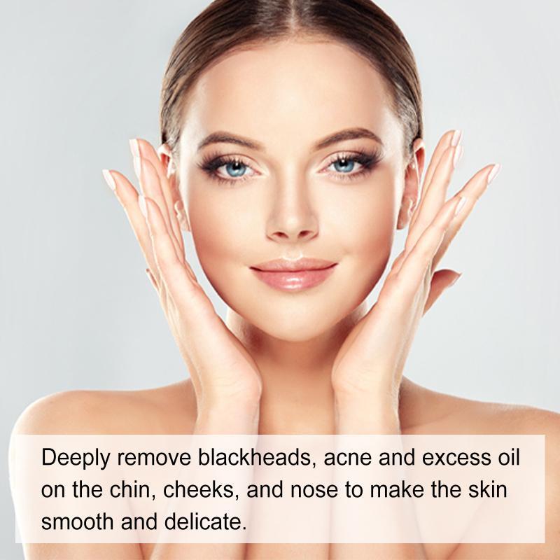 Маска-пилинг от черных точек глубоко очищает кожу лица, удаляет черные точки и сужает поры.