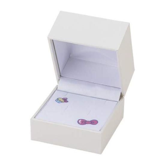 Ожерелье Hello Kitty 45th Anniversary Open Heart HelloKitty Sanrio Подвеска розовое золото [Белый клевер] для женщин SA45KT-N002PG