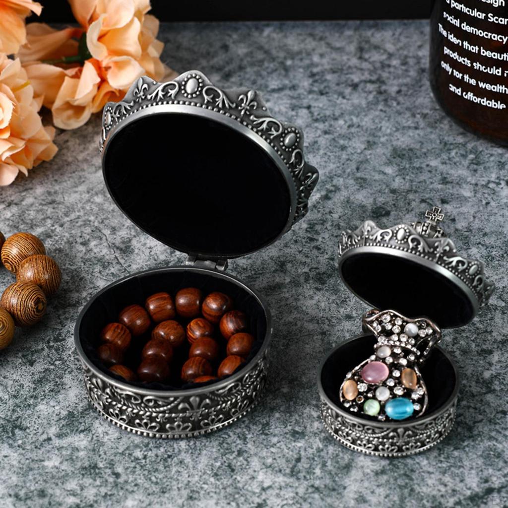 Шкатулка для украшений в виде короны для ожерелий и подвесок