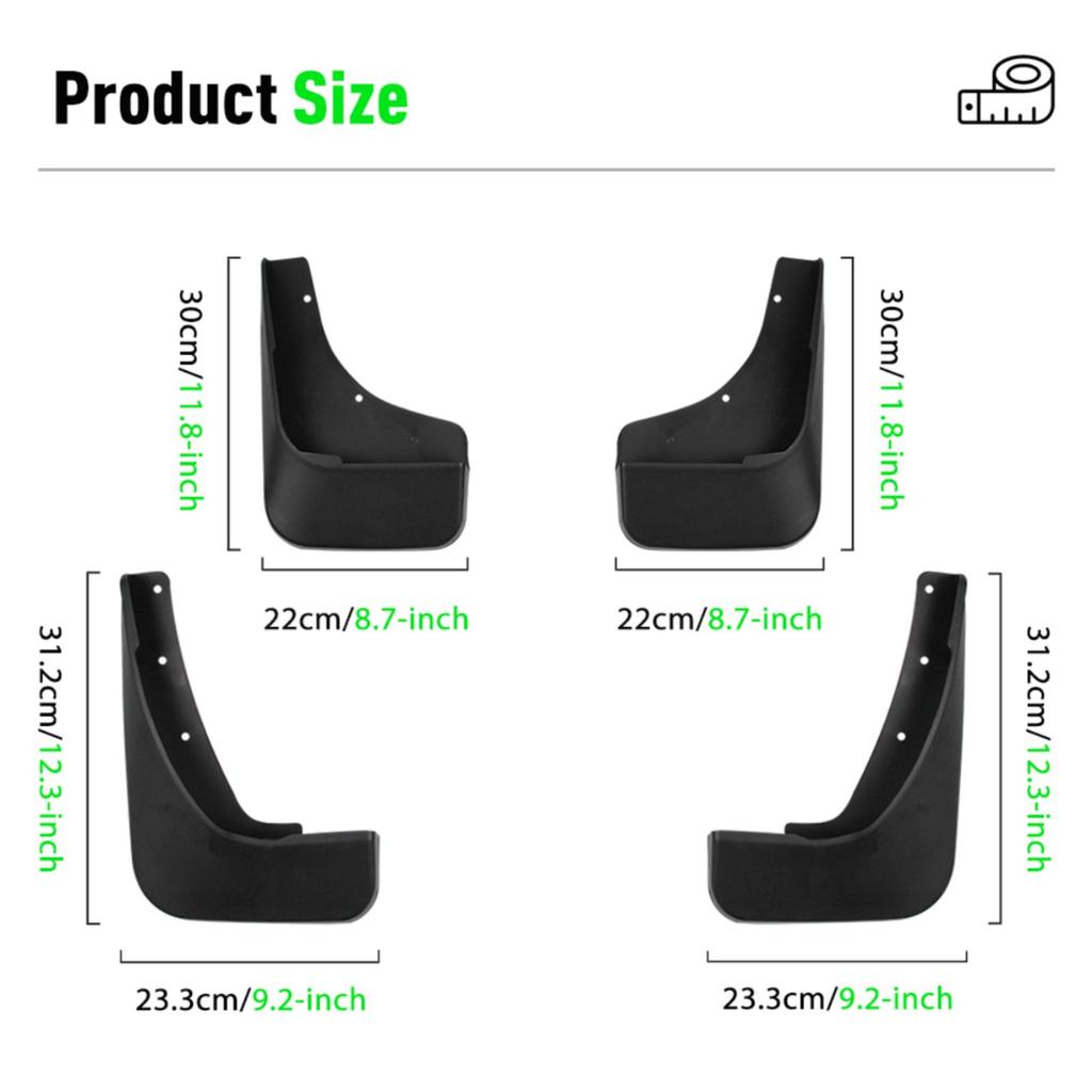 4PCS Car Mud Flaps Splash Guards Mudguards Car Mud Flaps Compatible with Mazda CX-5 2012 2013 2014 2015 2016