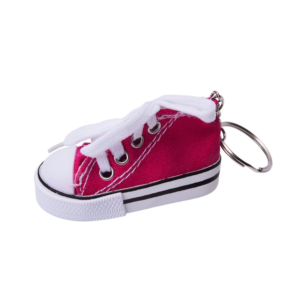 Mini canvas small shoes fashion bicycle motorcycle foot support small board shoes pendant simulation shoe keychain