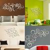 1set DIY 3D Circles Mirror Wall Sticker Home Decor