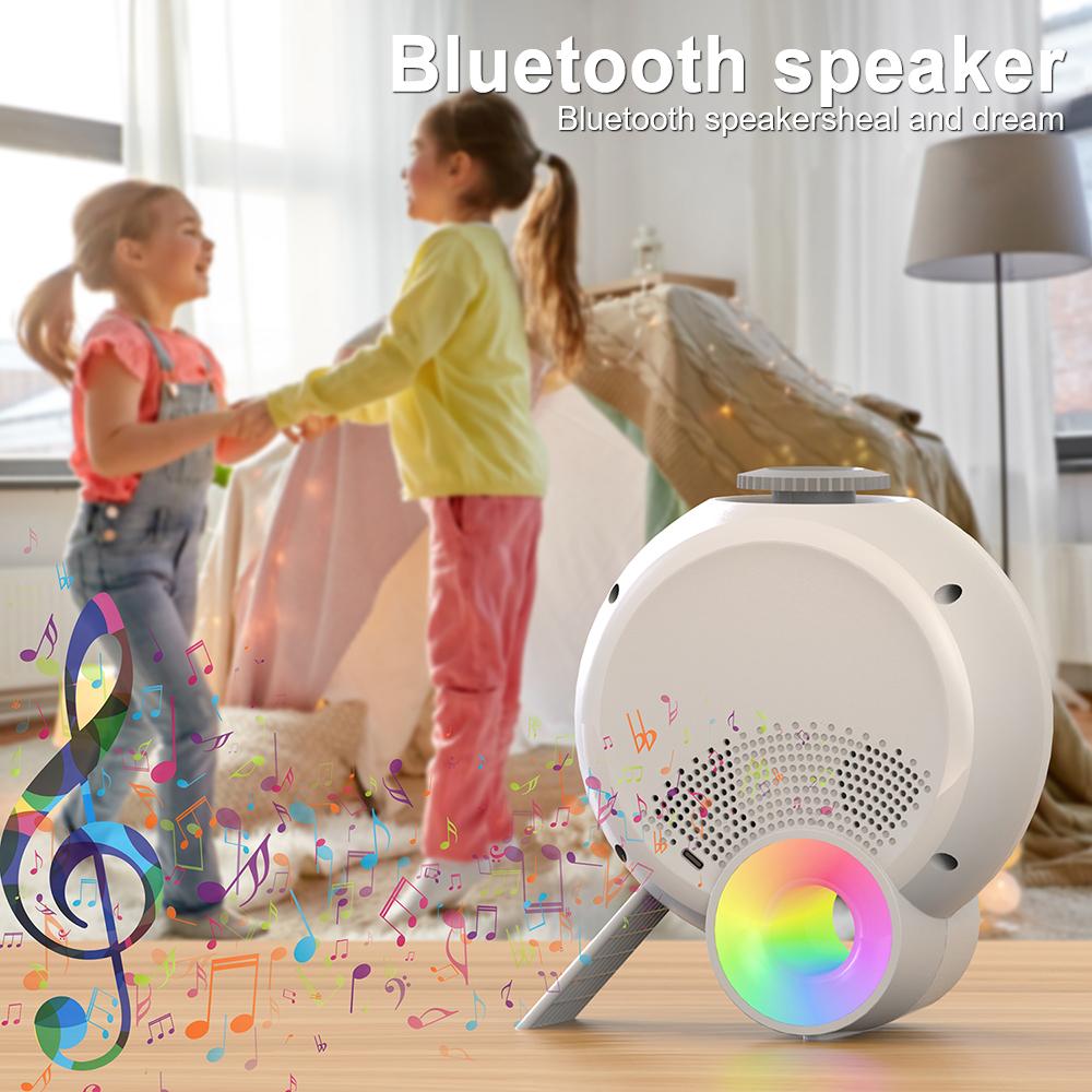 Bluetooth-проектор, ночник, музыкальный динамик, проектор со звездами, галактика, свет с пультом дистанционного управления для декора детской комнаты, подарков на день рождения