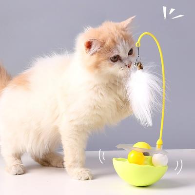 Неваляшка Игрушка для кошек Дразнилка Палочка Саморазвлечение Артефакт от скуки Мятный шарик Колокольчик Кошка Товары для домашних животных