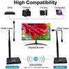 200M Wireless HDMI Extender with Rotation 5.8G 1080P HD HDMI Audio Video Transmitter and Receiver with HDMI Loop Out 8TX to 1Rx