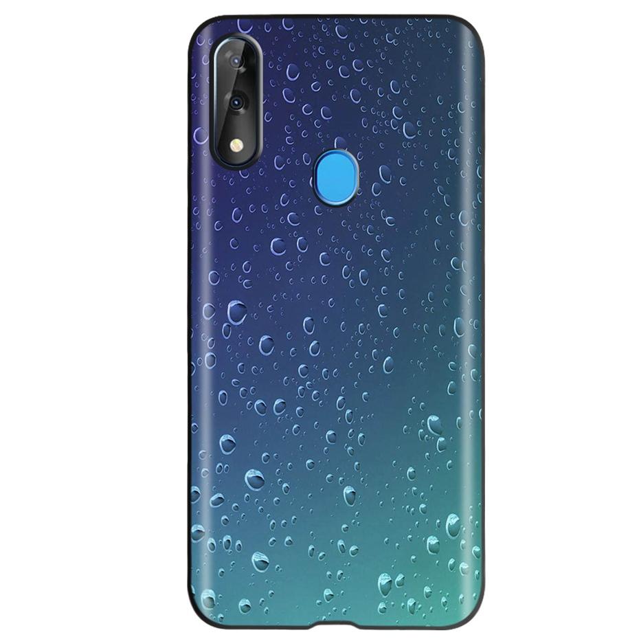 Чехол для ZTE Blade V10 Модный Цветочный Узор Сердце Чехлы для Телефона Для ZTE Blade V10 Vita V 10 Черный Силиконовый Мягкий TPU Бампер