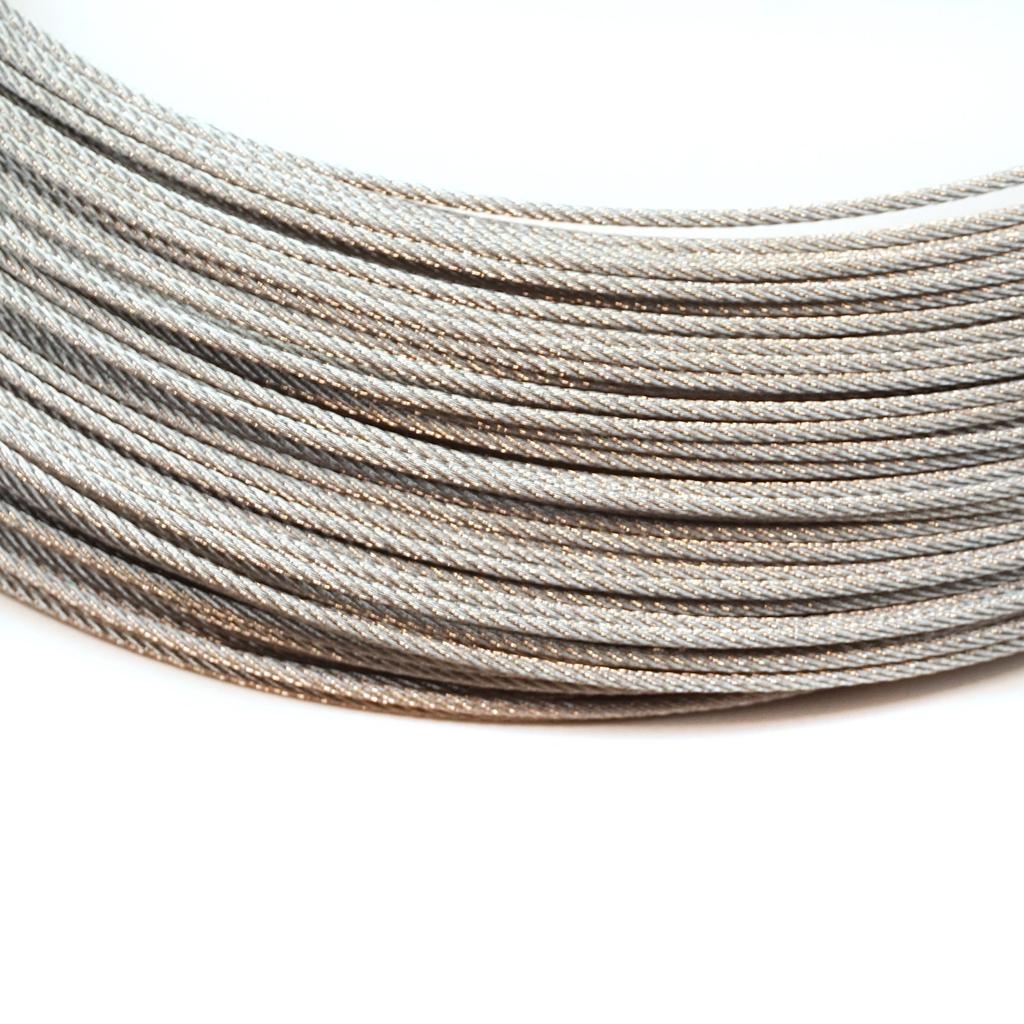 EWR5472 Диаметр прочного оцинкованного стального троса: Длина 1,5 мм : 100-метровые нити 7x7 для ремонта регулятора стеклоподъемника автомобиля