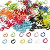 50Pcs Iron Spray Painted Opening Ring Jump Ring For DIY Necklace Bracelet Jewelry Making Craft Accessories