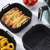 Food Grade  Fryer Silicone Baking Tray High Temperature Resistant Silicone Thick Baking Tray Cake Pizza Non-stick Baking Tray