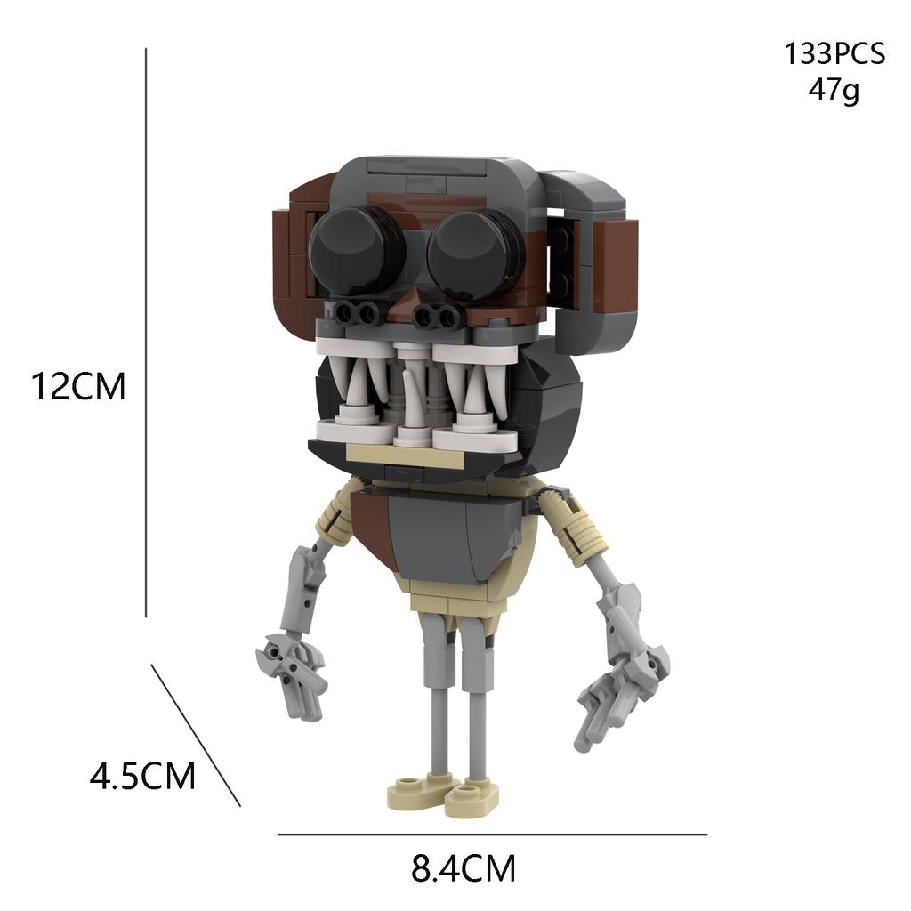 Zoonomaly Деформированный зоопарк Конструктор Мелкие детали детские игрушки