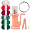 Y3NA Украсить-вязальная машина Ручной вязальный станок Веревка Нить Ткацкий инструмент Катушка Трикотин Машина Катушка Вязальщица Швейные аксессуары