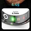 2024 Smart Ring Military Grade Titanium Steel Shell Health Heart Rate Monitor IP68 3ATM Waterproof Multi-sport Modes Ring Smart