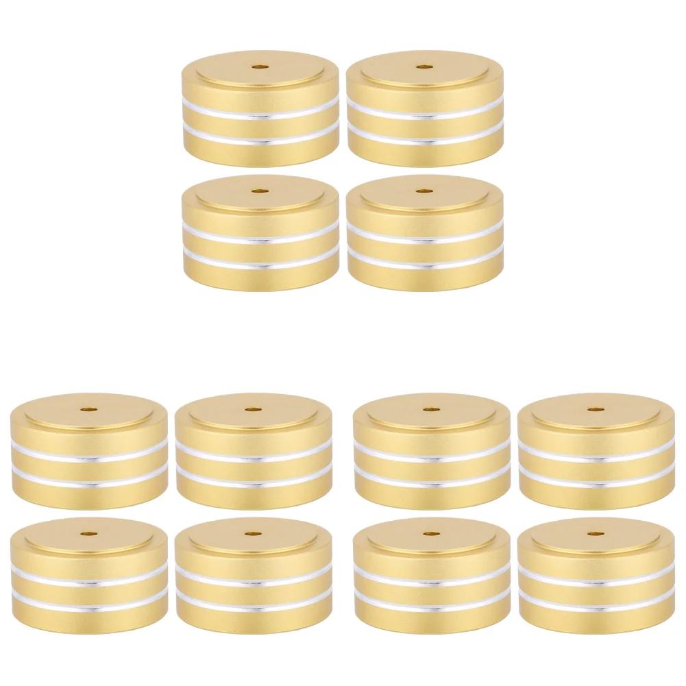 4/8/12 шт. Изоляционные ножки для колонок, Вибропоглощающие ножки, Изоляторы для аудио из алюминиевого сплава для сабвуфера, ЦАП, CD-проигрывателя, проигрывателя, усилителя