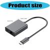 Легкий USB-C Ethernet-адаптер 1000 Мбит/с к RJ45 для потокового устройства, Micro USB к RJ45 для плавного и четкого контента